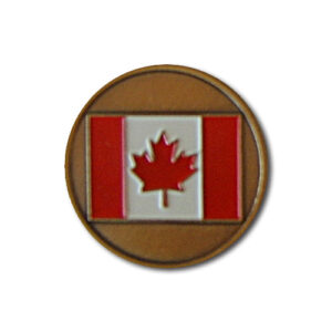 Canadian Metal Ball Marker - #4001B - JLC Golf Shop