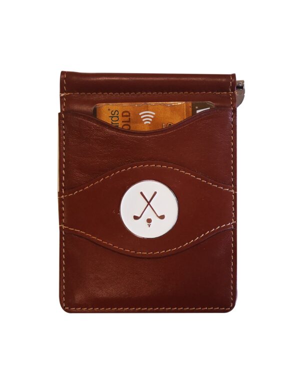 Leather Money Clip Captain - #5027 - JLC Golf Shop