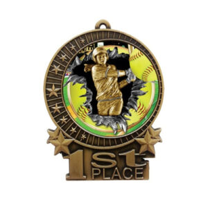 3-1/4" Die Cast Medal - #MDD107